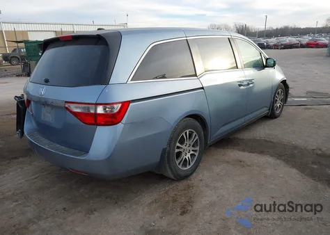 2011 Honda Odyssey Ex-L from USA, damaged, VIN 5FNRL5H66BB019130